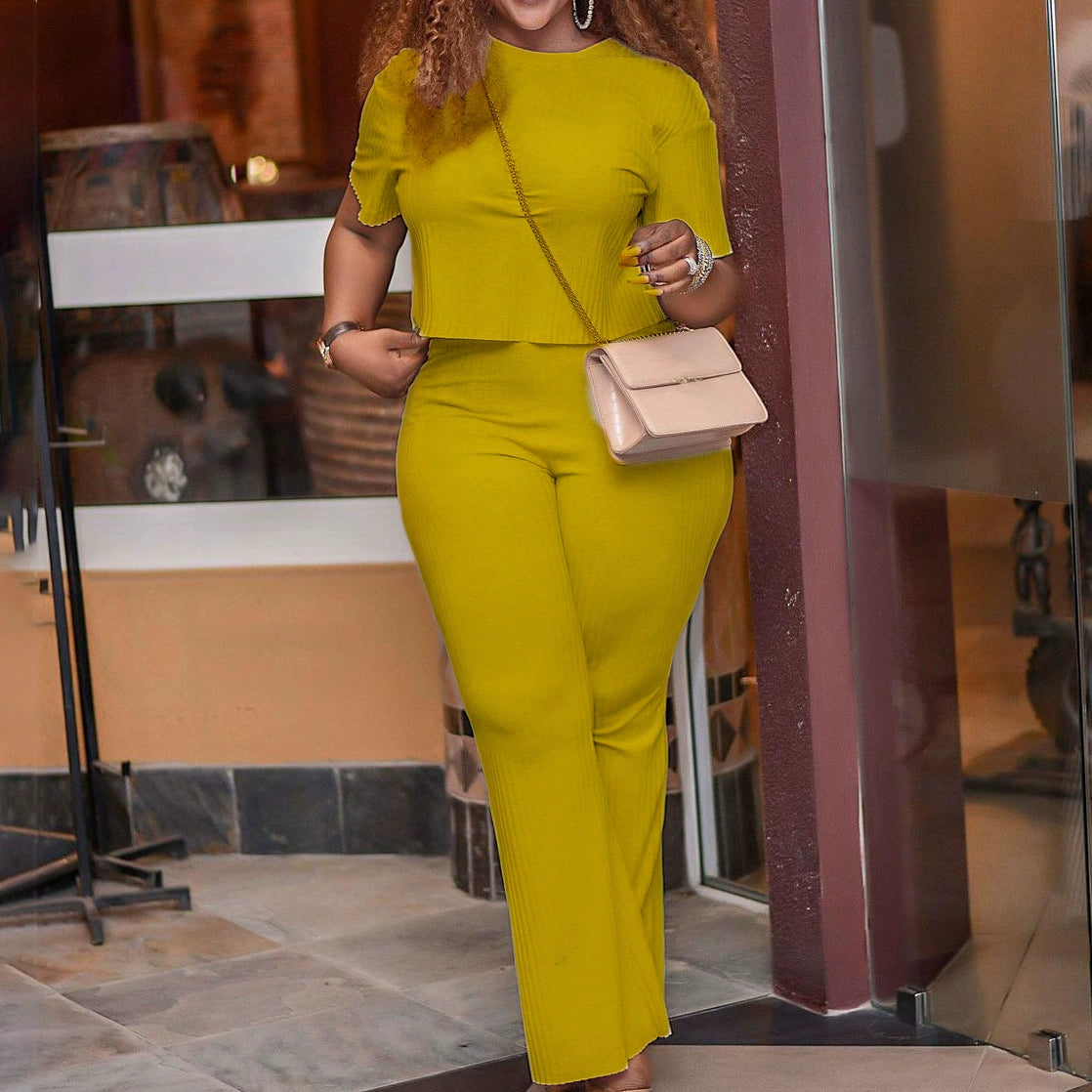 New Arrived 2-piece Women Shorts Top Pants Suit Ladies OL - JN Fashion Fusion