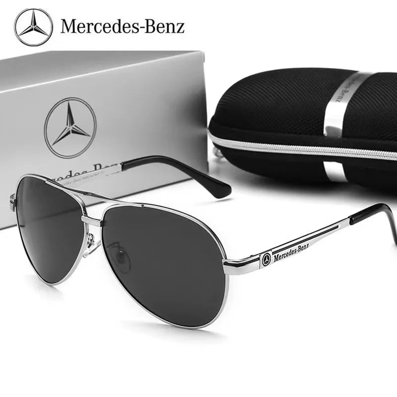 For Mercedes Benz A B C E S V Class GLB GLC GLE AMG Pilot SLK SLC ML Car High Men Anti Glare Driver Goggles Polarized Sunglasses - JN Fashion Fusion
