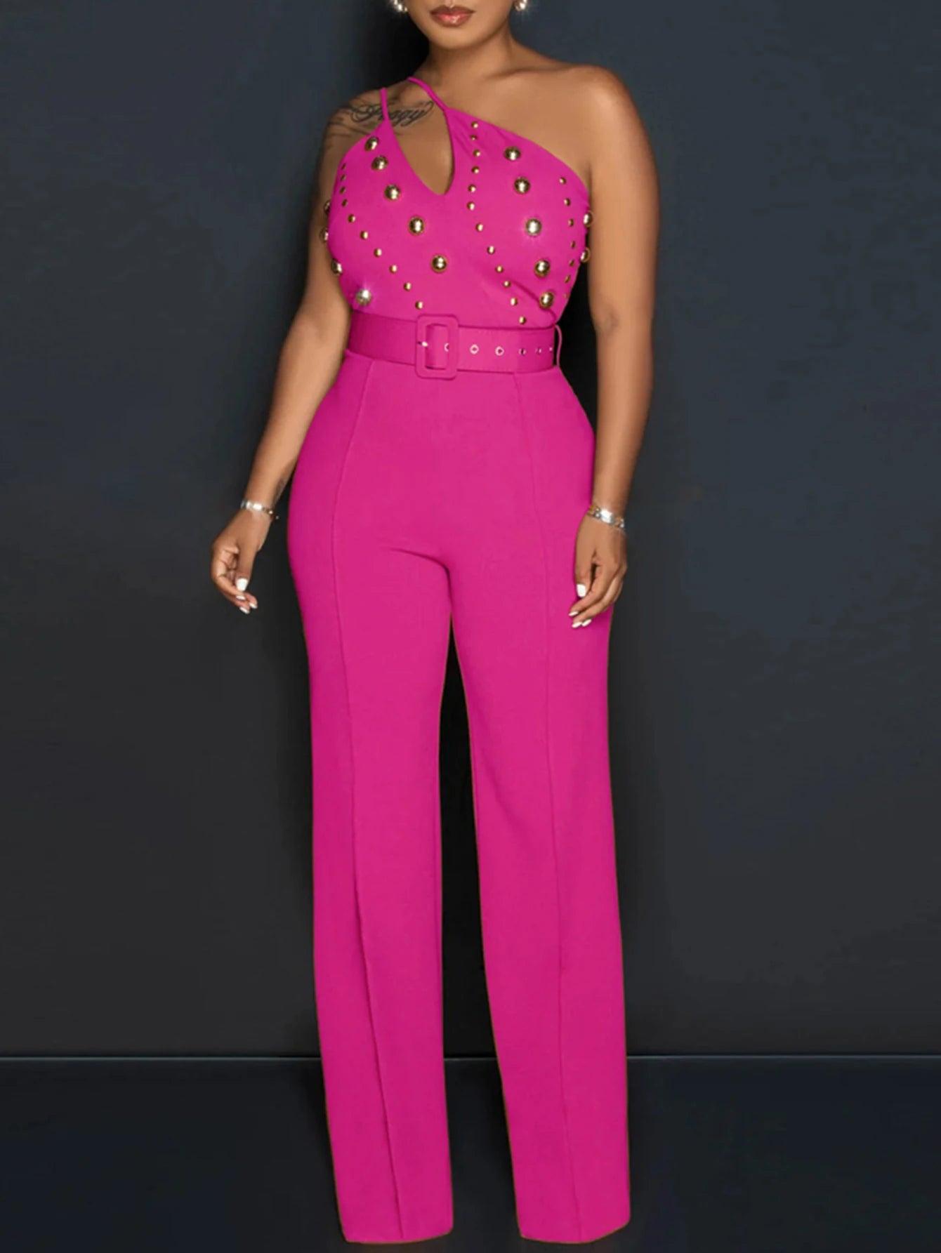 Sexy vintage rhinestone bodycon jumpsuit women 2024 summer Pants jumpsuits body birthday party club outfits bodysuit overalls HL - JN Fashion Fusion