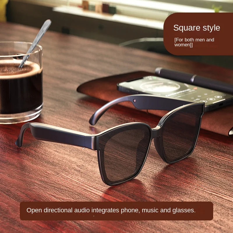 New DYY-12 Bluetooth Glasses Wireless Music Calling Smart Bluetooth Glasses Headset Polarized Sunglasses Sunglasses Tide - JN Fashion Fusion