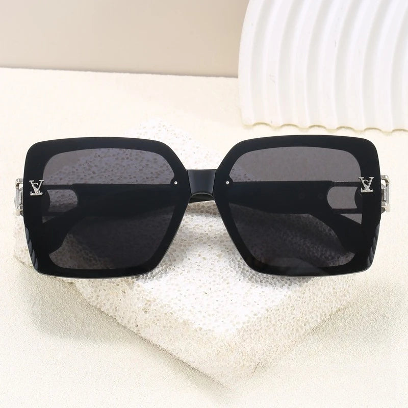 2025 Luxury Square Sunglasses Women Designer Oversized Frame, Trendy Viral Fashion Eyewear for Social Media designer design - JN Fashion Fusion