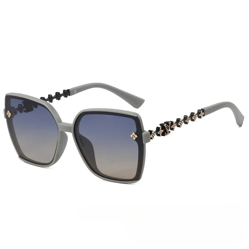 2025 New! Retro Style Popular Polarized Sunglasses for Women Fashionable Simple Light Luxury Temperament Large Frame Design - JN Fashion Fusion