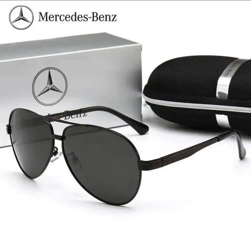 For Mercedes Benz A B C E S V Class GLB GLC GLE AMG Pilot SLK SLC ML Car High Men Anti Glare Driver Goggles Polarized Sunglasses - JN Fashion Fusion