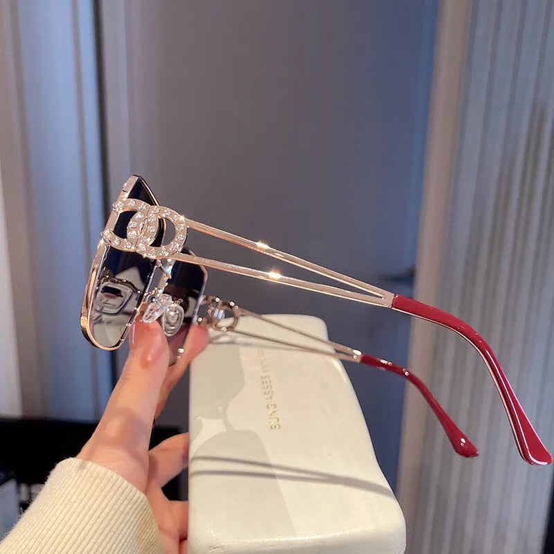 2025 New Fashion Sunglasses Women Polarized Vintage Oversized Sun Glasses for Women Trend Eyeglasses Outdoor Eyewear Uv400 - JN Fashion Fusion