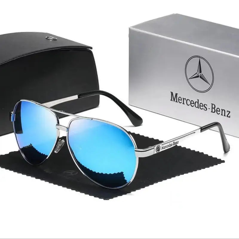 For Mercedes Benz A B C E S V Class GLB GLC GLE AMG Pilot SLK SLC ML Car High Men Anti Glare Driver Goggles Polarized Sunglasses - JN Fashion Fusion