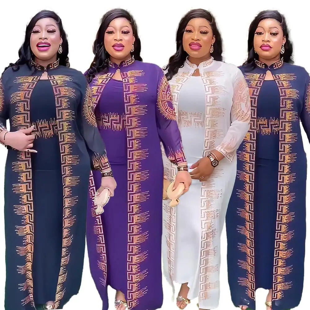 african dresses for women 2023 Stretch underwear two-piece dress african dress woman african women dresses - JN Fashion Fusion