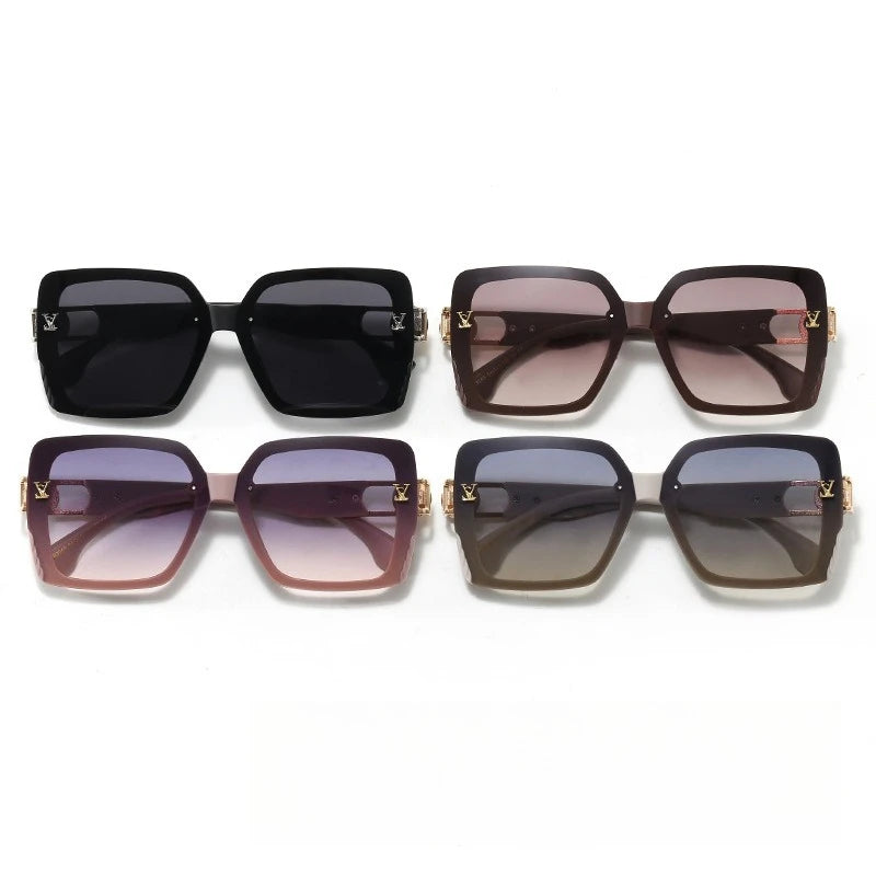 2025 Luxury Square Sunglasses Women Designer Oversized Frame, Trendy Viral Fashion Eyewear for Social Media designer design - JN Fashion Fusion