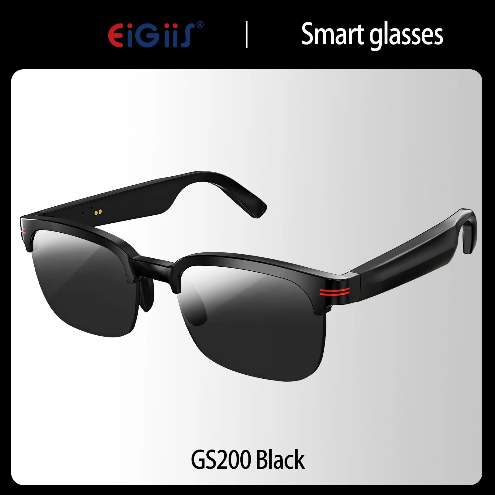 LaNikar Smart Bluetooth Glasses for Men Women One-Button Reject UV Protection Polarized Sunglasses for Outdoor Sports Activities - JN Fashion Fusion