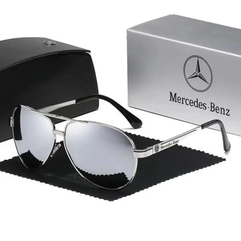 For Mercedes Benz A B C E S V Class GLB GLC GLE AMG Pilot SLK SLC ML Car High Men Anti Glare Driver Goggles Polarized Sunglasses - JN Fashion Fusion