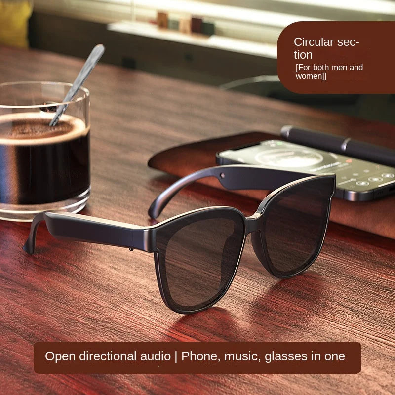 New DYY-12 Bluetooth Glasses Wireless Music Calling Smart Bluetooth Glasses Headset Polarized Sunglasses Sunglasses Tide - JN Fashion Fusion
