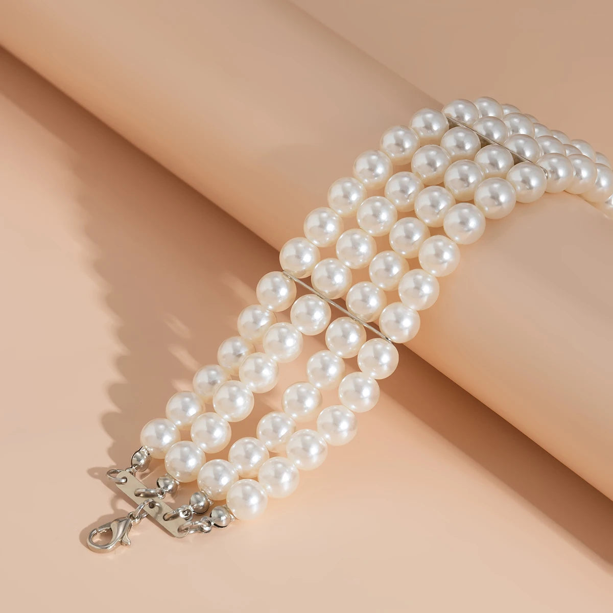 IngeSight.Z Luxury Multilayer Imitation Pearl Beaded Wide Cuff Bracelets For Women Simple Charm Bangles Party Birthday Gifts - JN Fashion Fusion