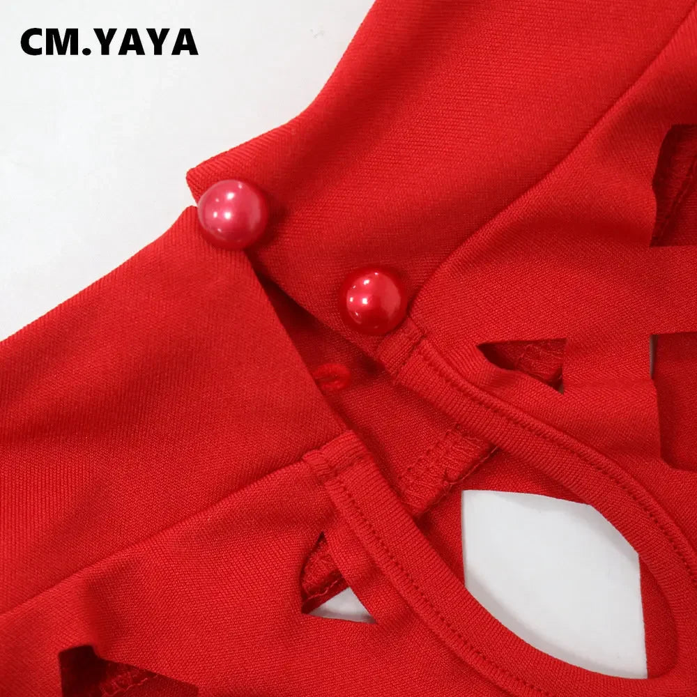CM.YAYA Women Hollow Out Tassel Bodycon Midi Skirts Set and Sleeveless T-shirt 2023 Summer Party Two 2 Piece Set Outfit Dress - JN Fashion Fusion