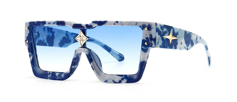 Luxury Square Sunglasses Women Fashion Oversized Grandient Sun Glasses Female Brand Designer High Quality Eyewear Shades Oculos - JN Fashion Fusion