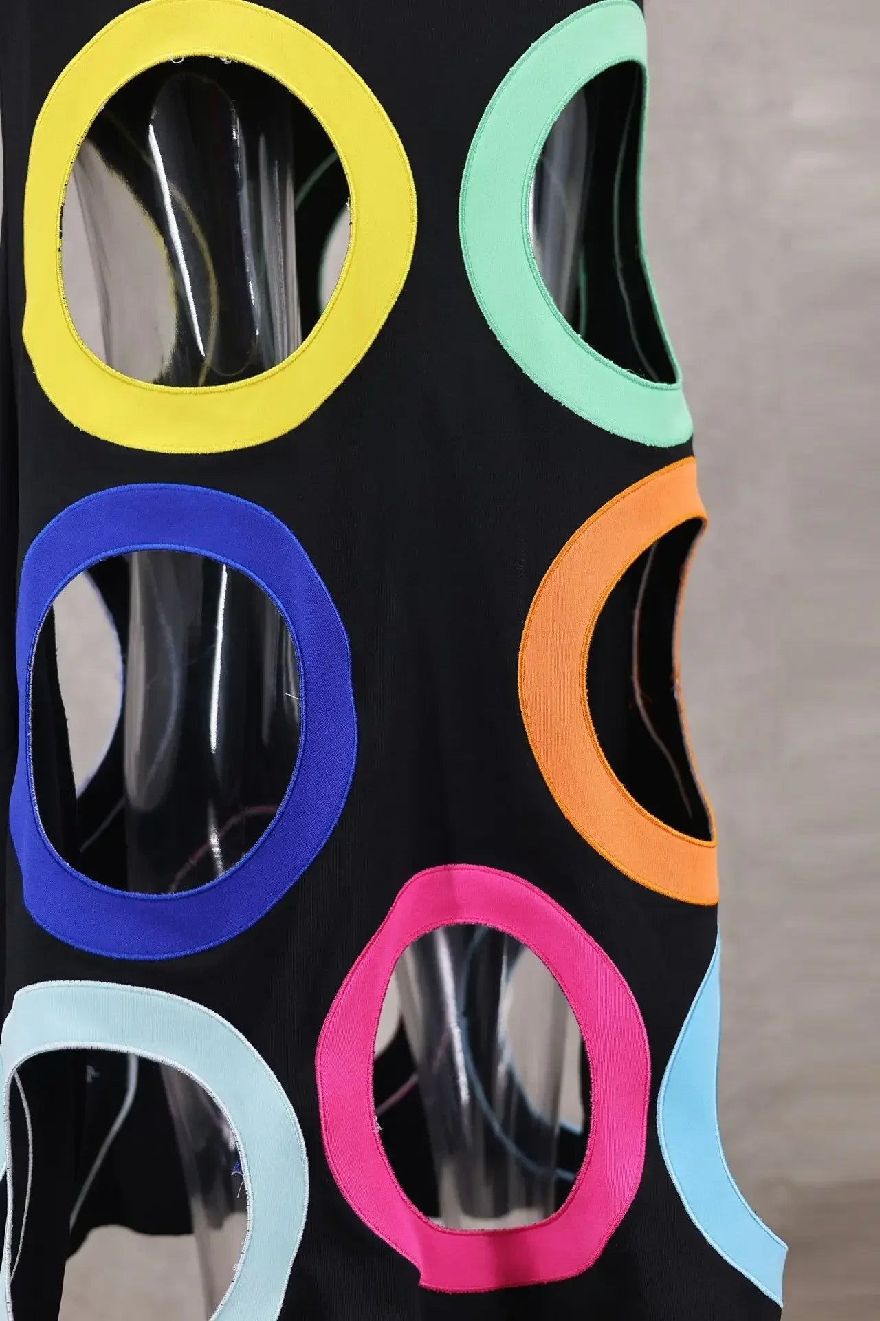 Women Sleeveless O-neck Cutout Roll Hollow Out Bodycon Midi Maxi A-line Dress Sexy Birthday Night Party Vestidos Dresses - JN Fashion Fusion