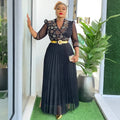 Plus Size African Party Dresses for Women 2026 New Fashion Dashiki Ankara Wedding Evening Gown Elegant Turkey Muslim Maxi Dress