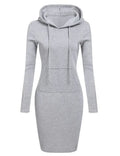 Ladies Autumn Attire Women's Hooded Dresses Hoodie - Style Sweatshirt Dresses for Women Tops in Ladies Clothing - JN Fashion Fusion