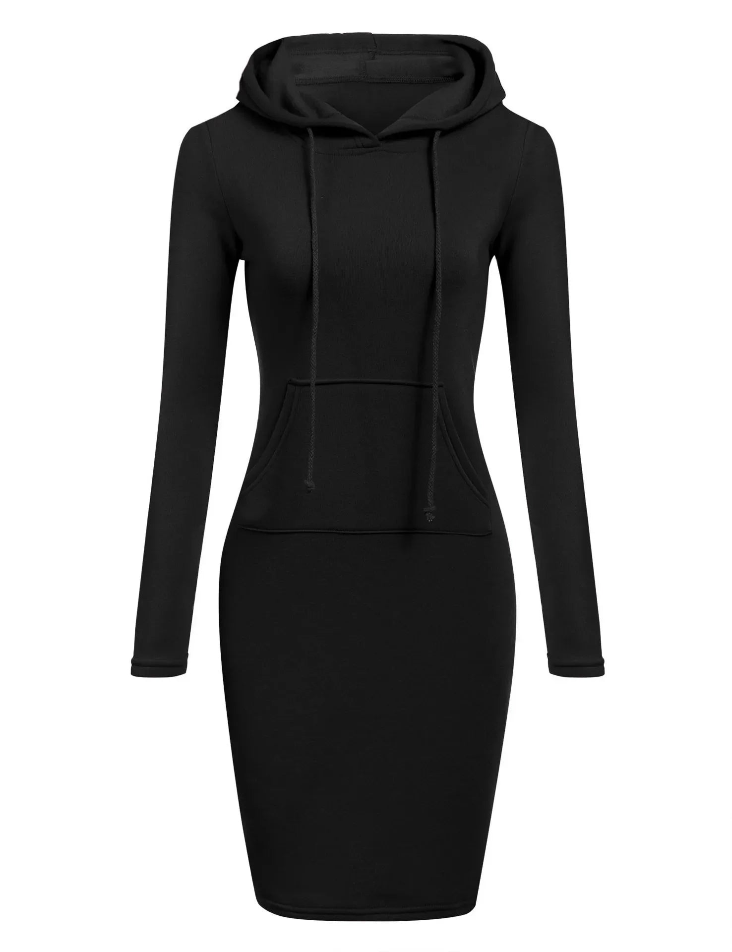 Ladies Autumn Attire Women's Hooded Dresses Hoodie - Style Sweatshirt Dresses for Women Tops in Ladies Clothing - JN Fashion Fusion