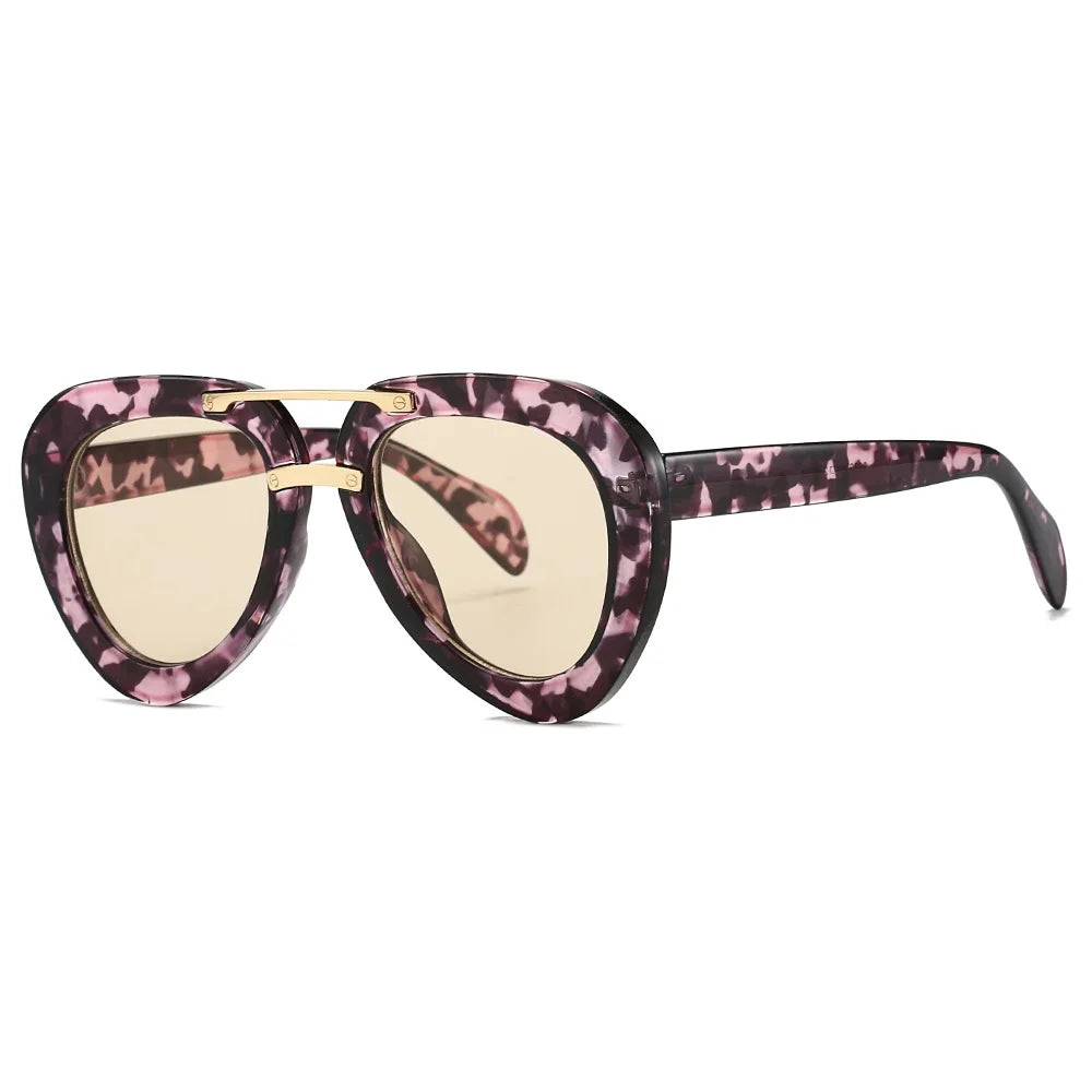 New Trend Sunglasses Women Men Pilot Design Retro Casual Black Unisex Fashion Travel Vintage Sun Glasses For Female UV400 - JN Fashion Fusion