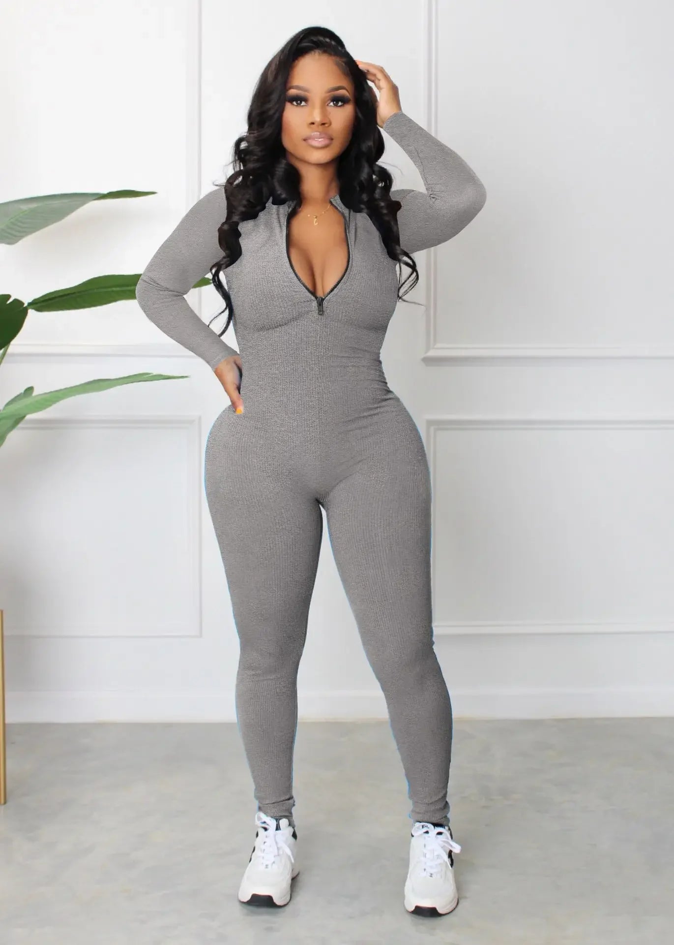 Womens Jumpsuits 2023 Summer Bodycon One Piece Sexy Sleeveless Rompers Bodysuit for Women - JN Fashion Fusion