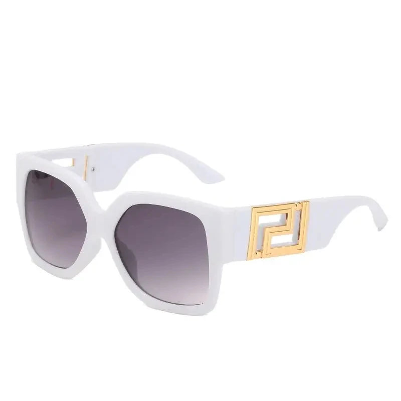 Sunglasses Men Women Vintage Oversize Trendy Square Gradient Shades Sun Glasses 2023 Luxury Brand Design Fashion UV400 Eyewear - JN Fashion Fusion