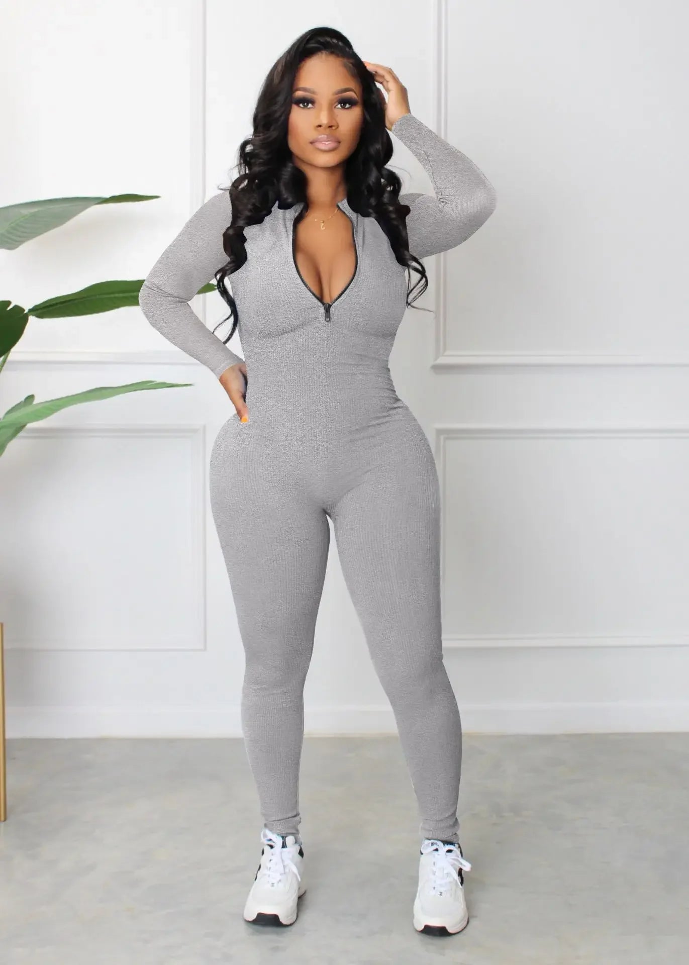 Womens Jumpsuits 2023 Summer Bodycon One Piece Sexy Sleeveless Rompers Bodysuit for Women - JN Fashion Fusion