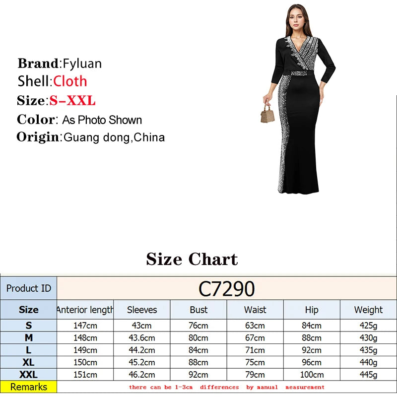Hot Sale Of The Season Women's Waist Wrap Long Dress Temperament Solid Color Skinny Deep V Neck Lady Decor Dinner Dress Clothes - JN Fashion Fusion