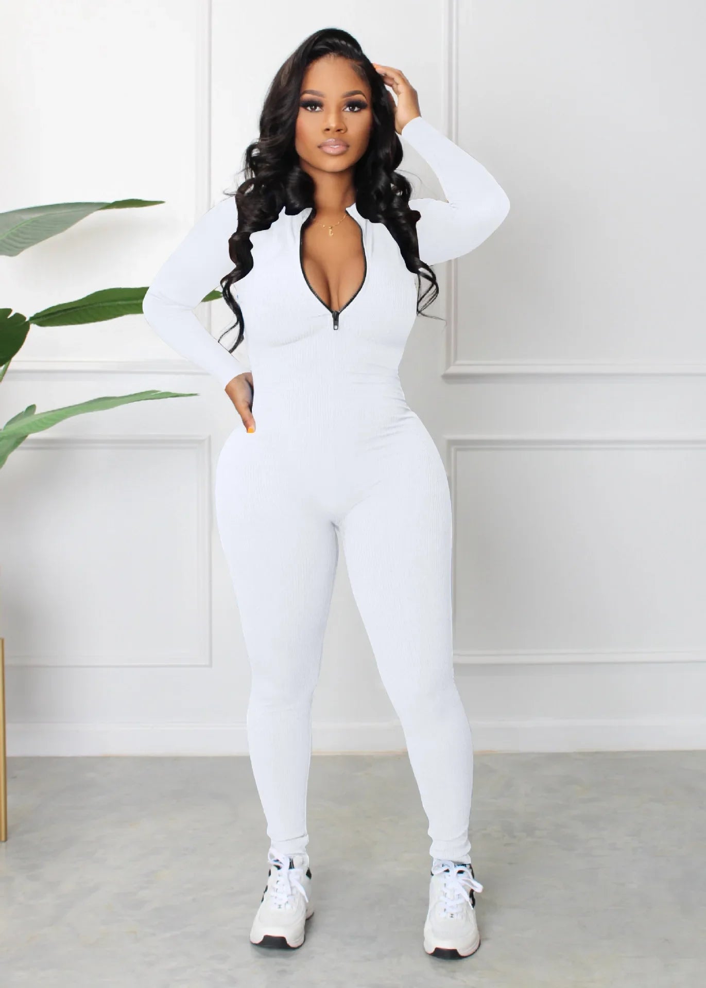 Womens Jumpsuits 2023 Summer Bodycon One Piece Sexy Sleeveless Rompers Bodysuit for Women - JN Fashion Fusion