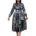 African Dress For Women Fashion Dashiki Pleated Vestidos 2026 Spring Summer New Arrival Robe Elegant African Party Midi Dress