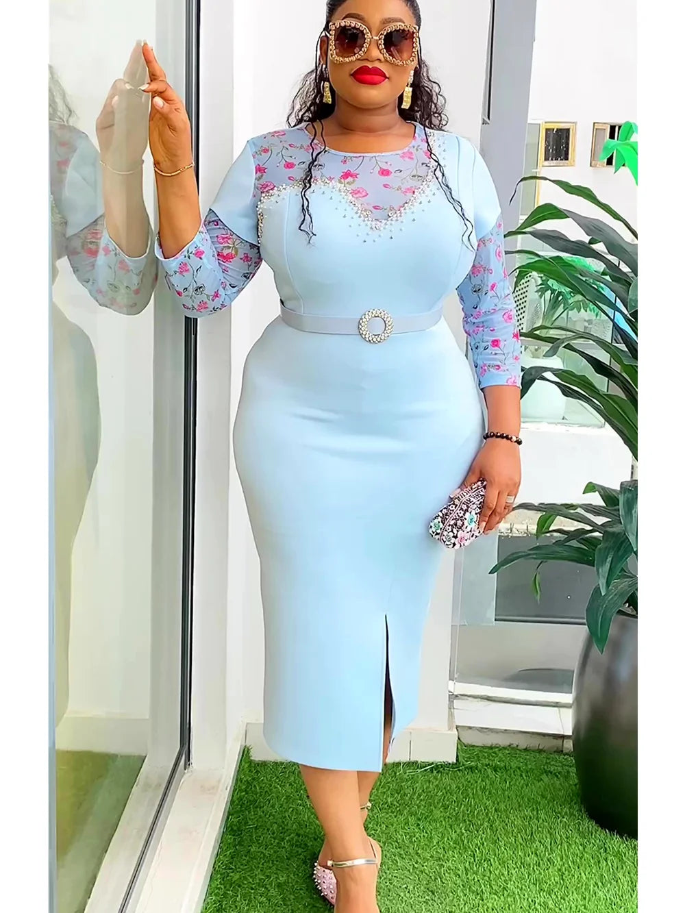 Plus Size African Party Dresses for Women 2026 New Fashion Dashiki Ankara Print Wedding Gowns Elegant Turkey Muslim Maxi Dress - JN Fashion Fusion