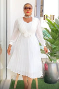 African Dress Women Fashion Elegant Clothing Plus Size Wedding Party Summer Dressing 2026 For Office Pleated Skirt Daily Wear
