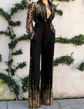 Jumpsuits Women 2026 New Spring Fashion Versatile Sexy Lace Patchwork Flared Loose Y2k Jump Suits for Female Streetwear - JN Fashion Fusion