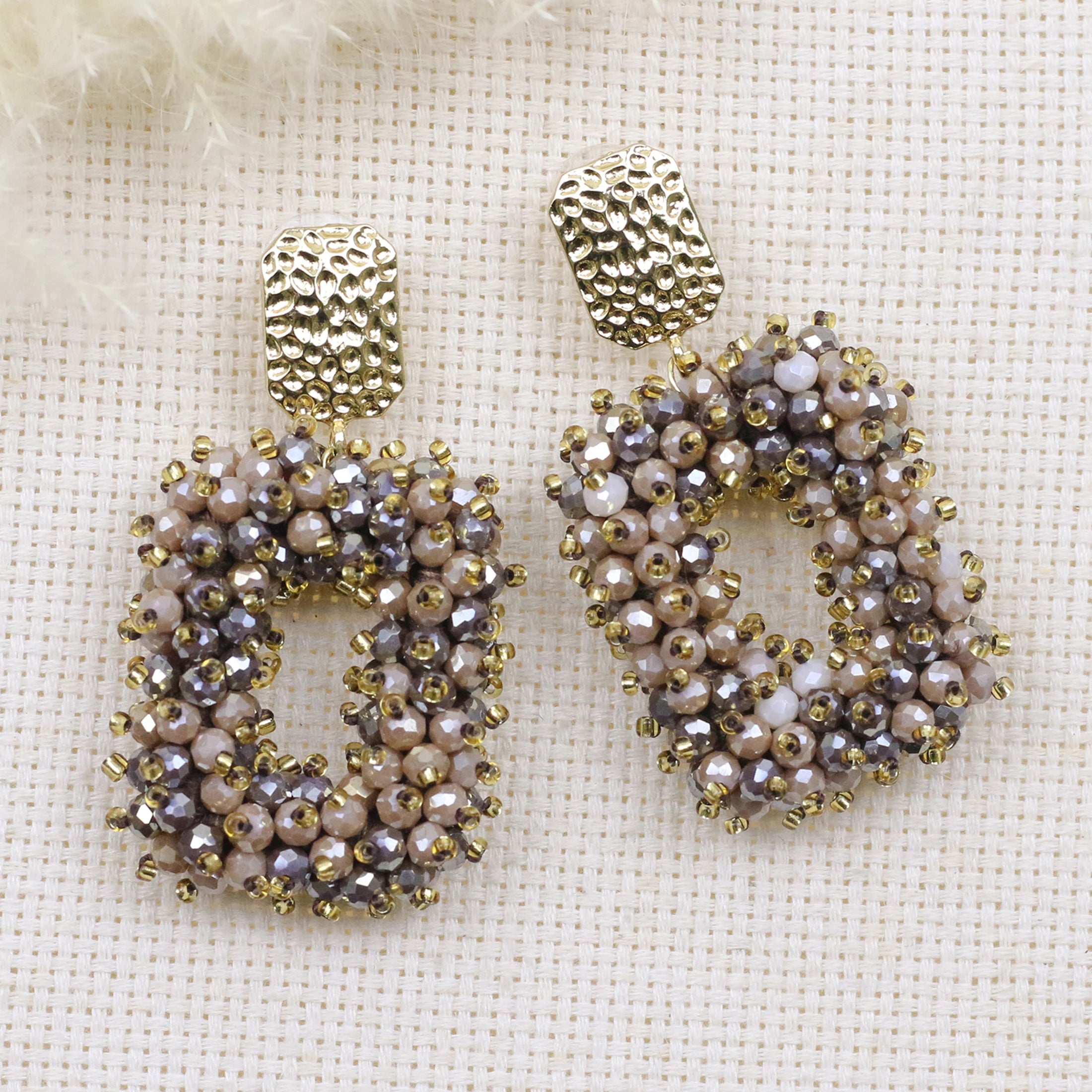 INKDEW Square Crystal Drop Earrings for Women Big Long Earrings Handmade Faceted Beads Earrings Jewelry Gift boho Fashion EA123 - JN Fashion Fusion