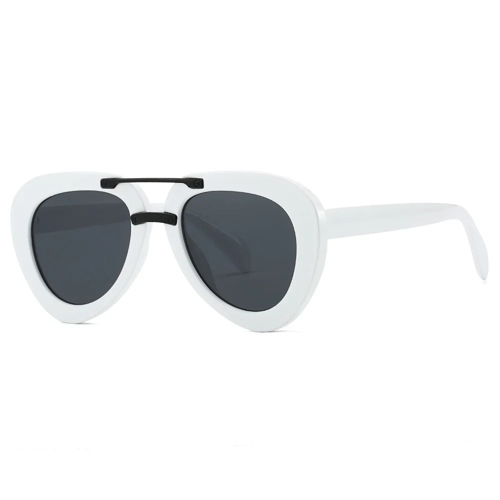 New Trend Sunglasses Women Men Pilot Design Retro Casual Black Unisex Fashion Travel Vintage Sun Glasses For Female UV400 - JN Fashion Fusion
