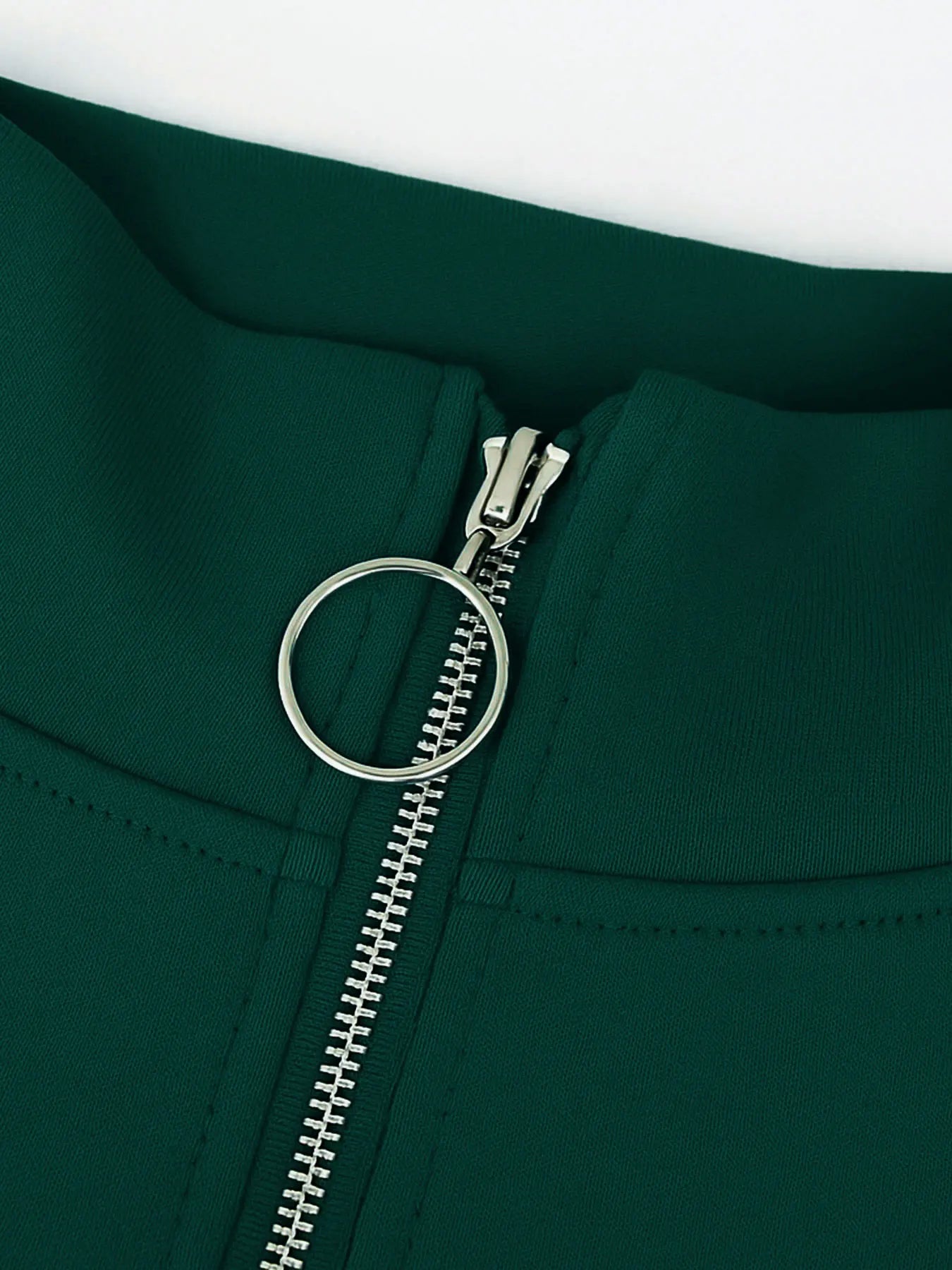 Women’s 2 Piece Tracksuit Set Zip-Up Top + High Waist Pants Side Stripe Casual Outfit - JN Fashion Fusion