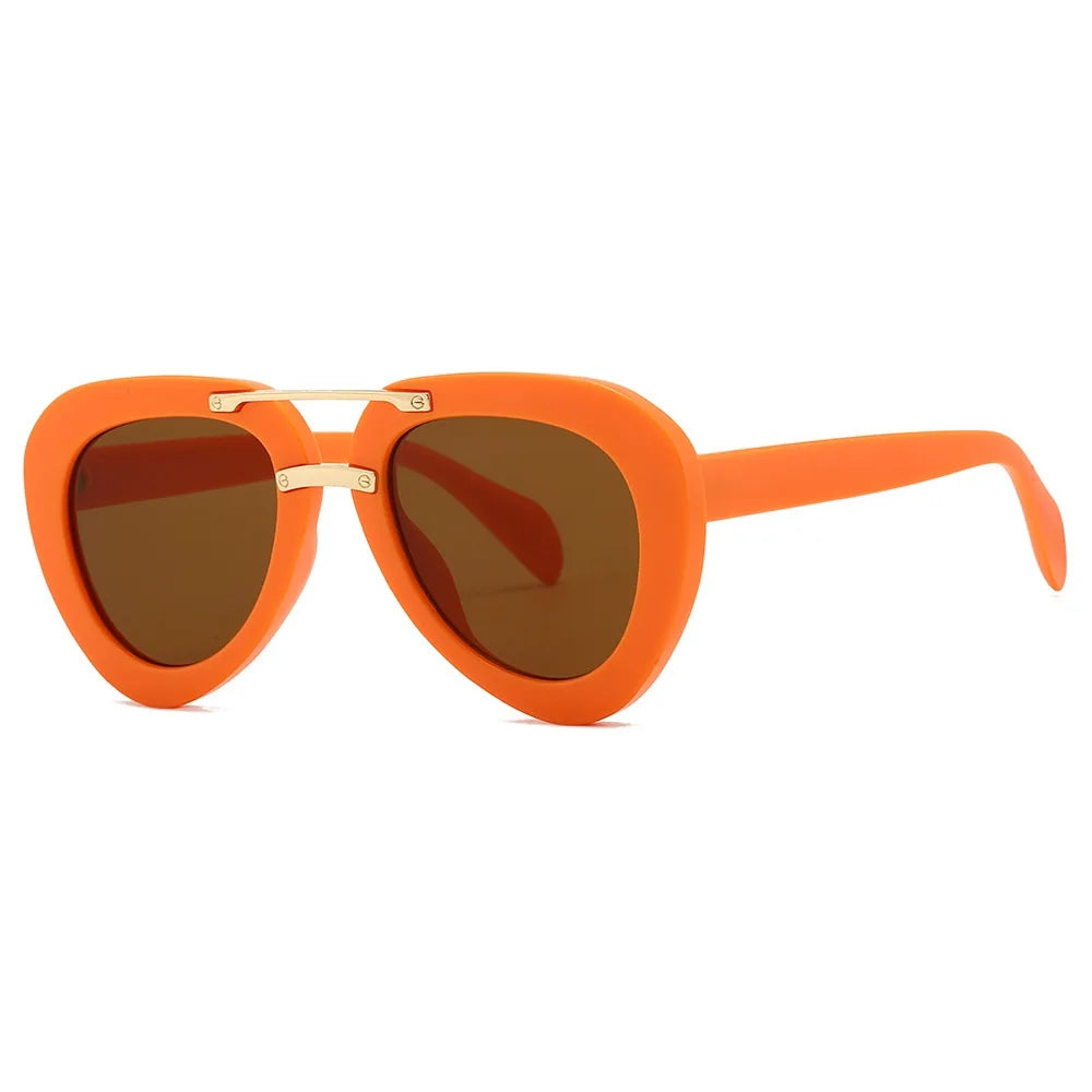 New Trend Sunglasses Women Men Pilot Design Retro Casual Black Unisex Fashion Travel Vintage Sun Glasses For Female UV400 - JN Fashion Fusion