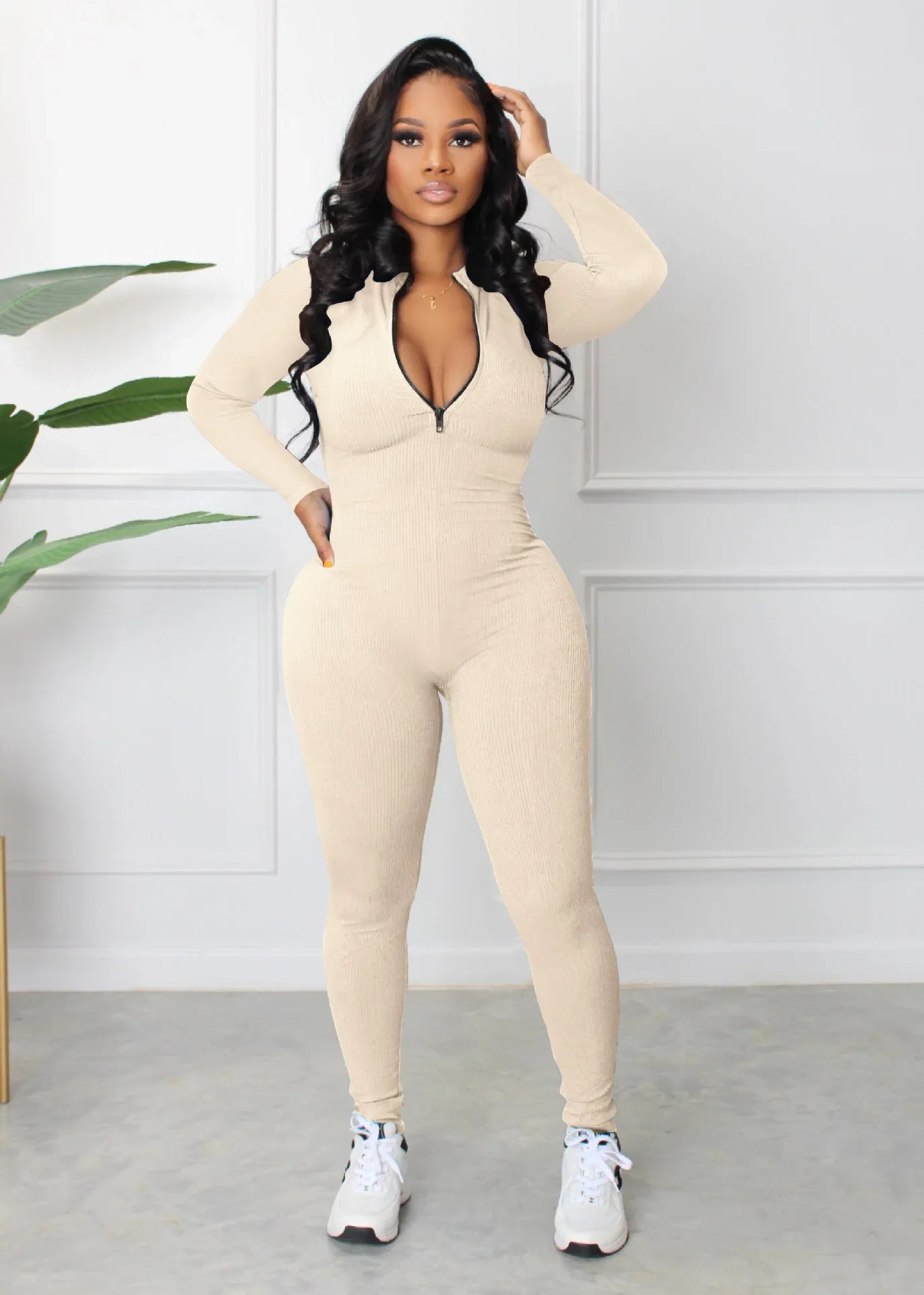 Womens Jumpsuits 2023 Summer Bodycon One Piece Sexy Sleeveless Rompers Bodysuit for Women - JN Fashion Fusion